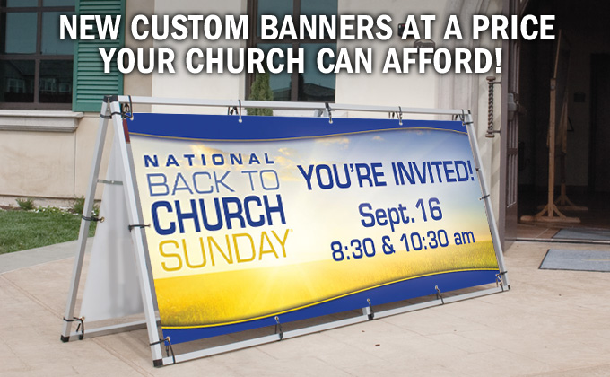 New Custom Banners at a Price Your Church Can Afford